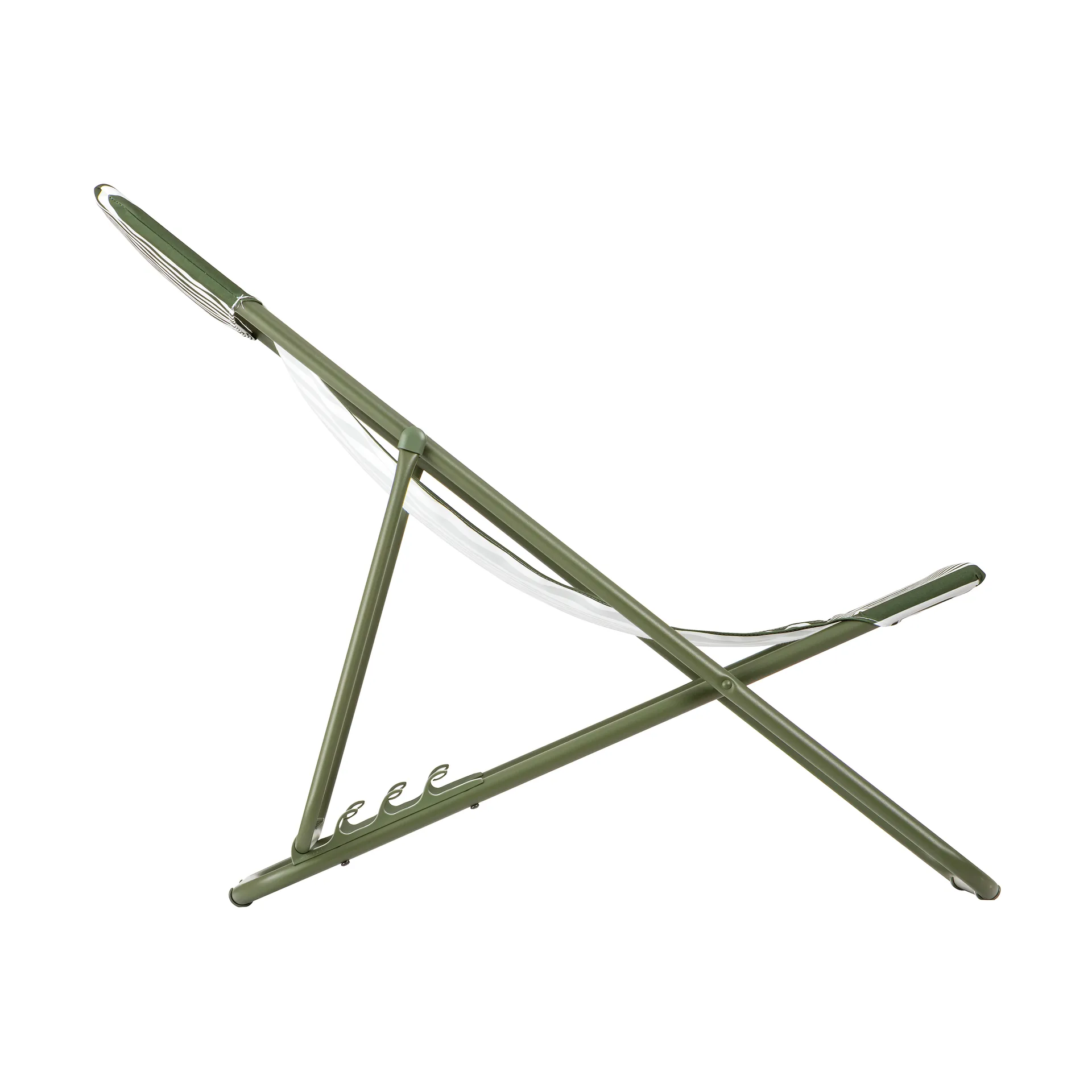 Maxi Transat Colorblock ligstoel, Rayure Moss (groen) Lafuma