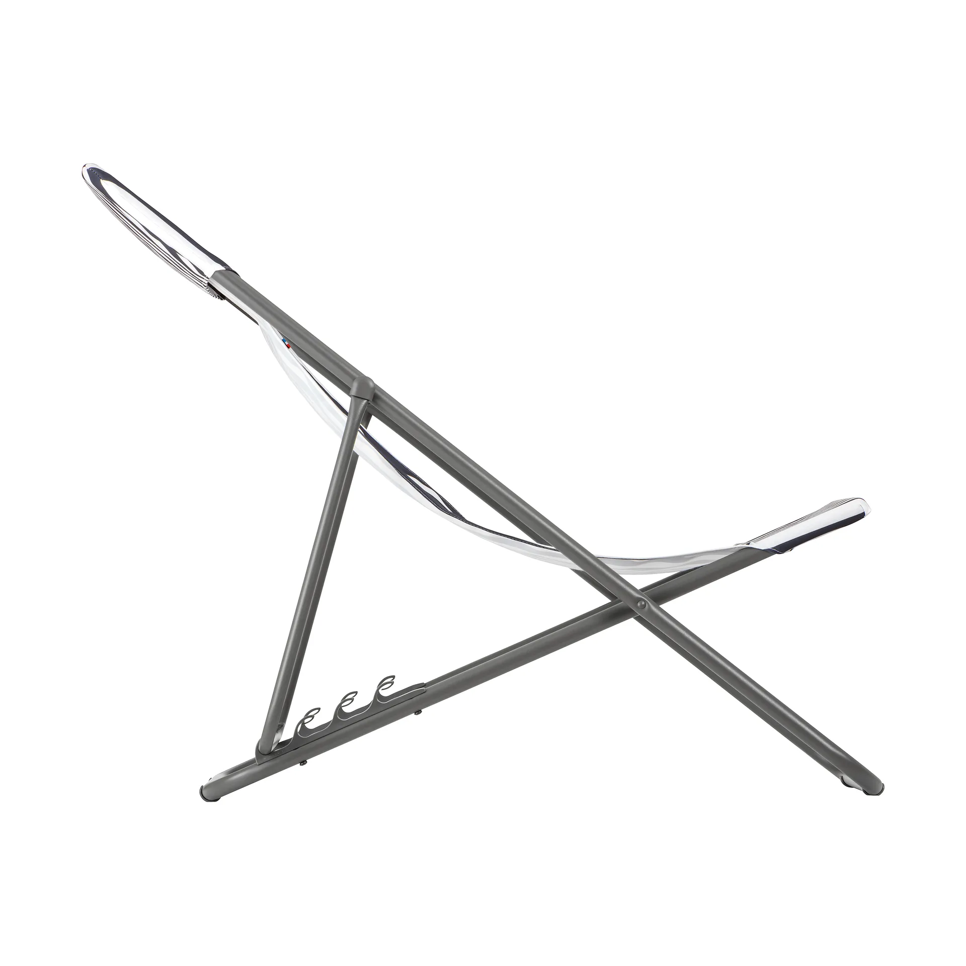 Maxi Transat Colorblock ligstoel, Rayure Terre (grijs) Lafuma