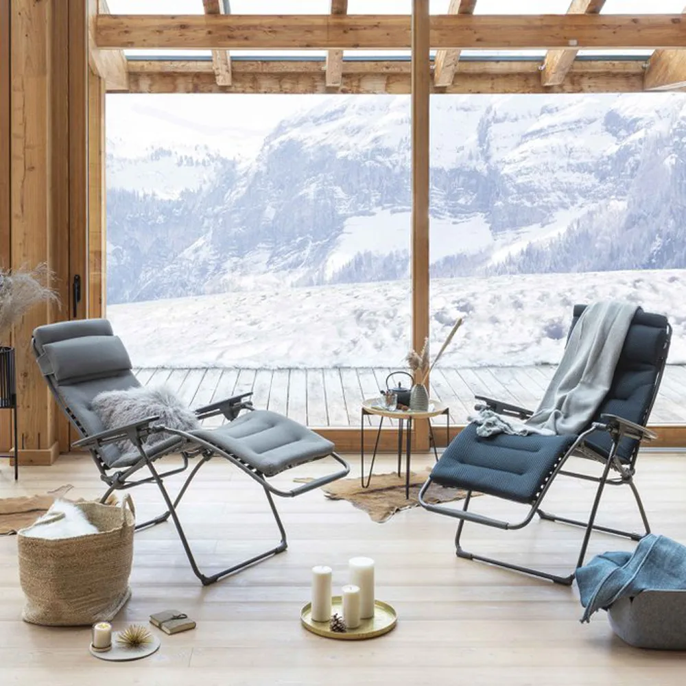 Relax 803 ligstoel, Becomfort dark grey Lafuma