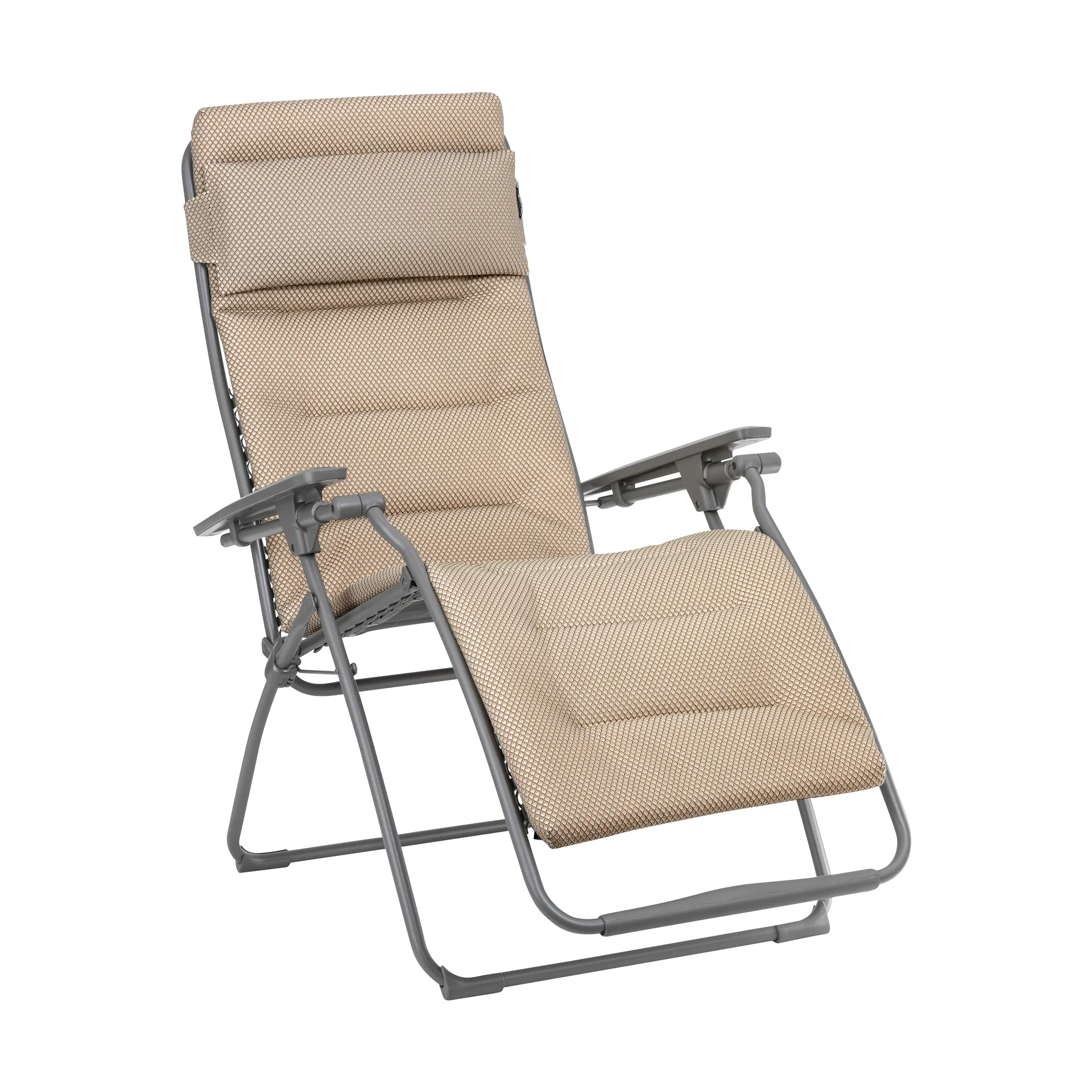 Relax 803 ligstoel, Dark grey-moka Lafuma