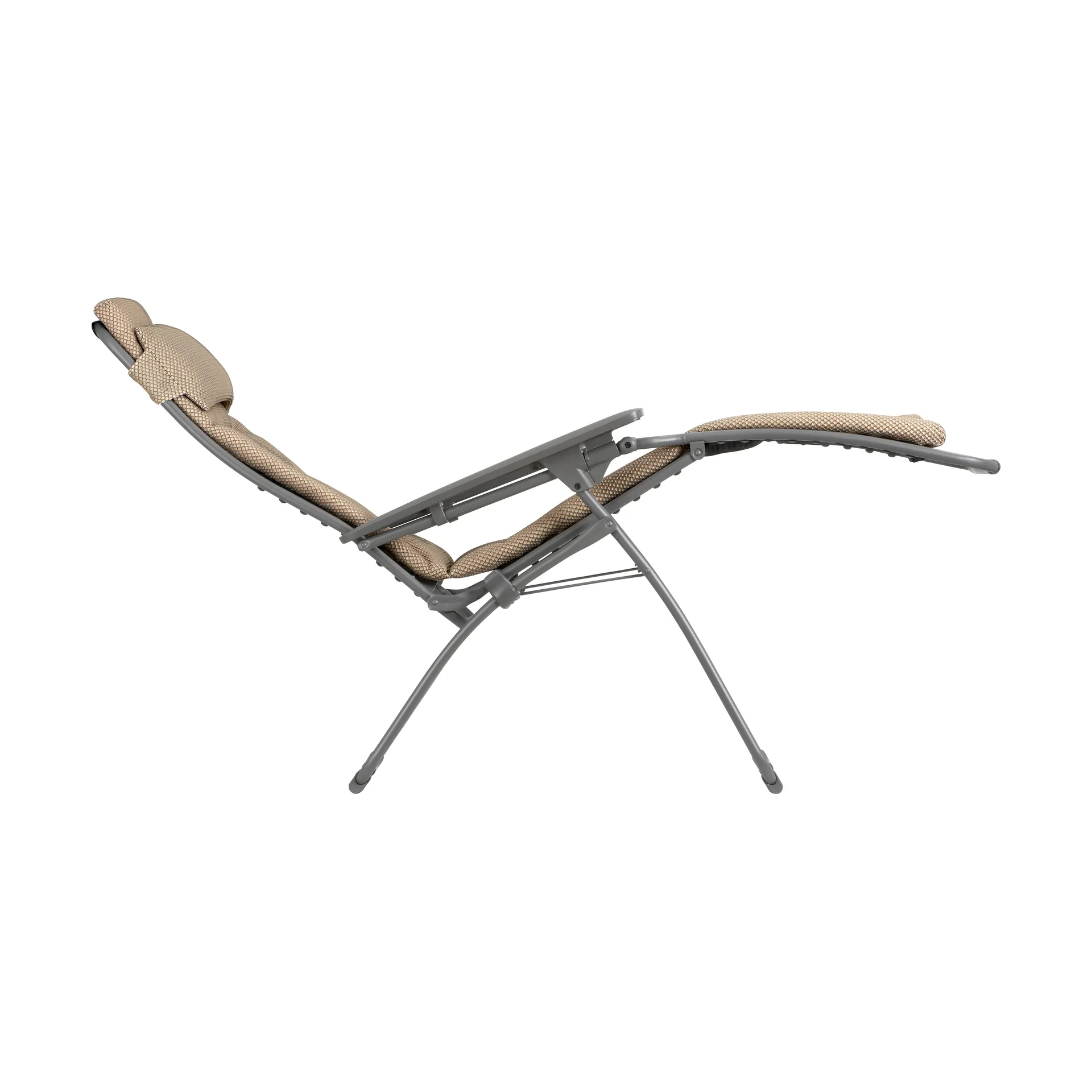 Relax 803 ligstoel, Dark grey-moka Lafuma