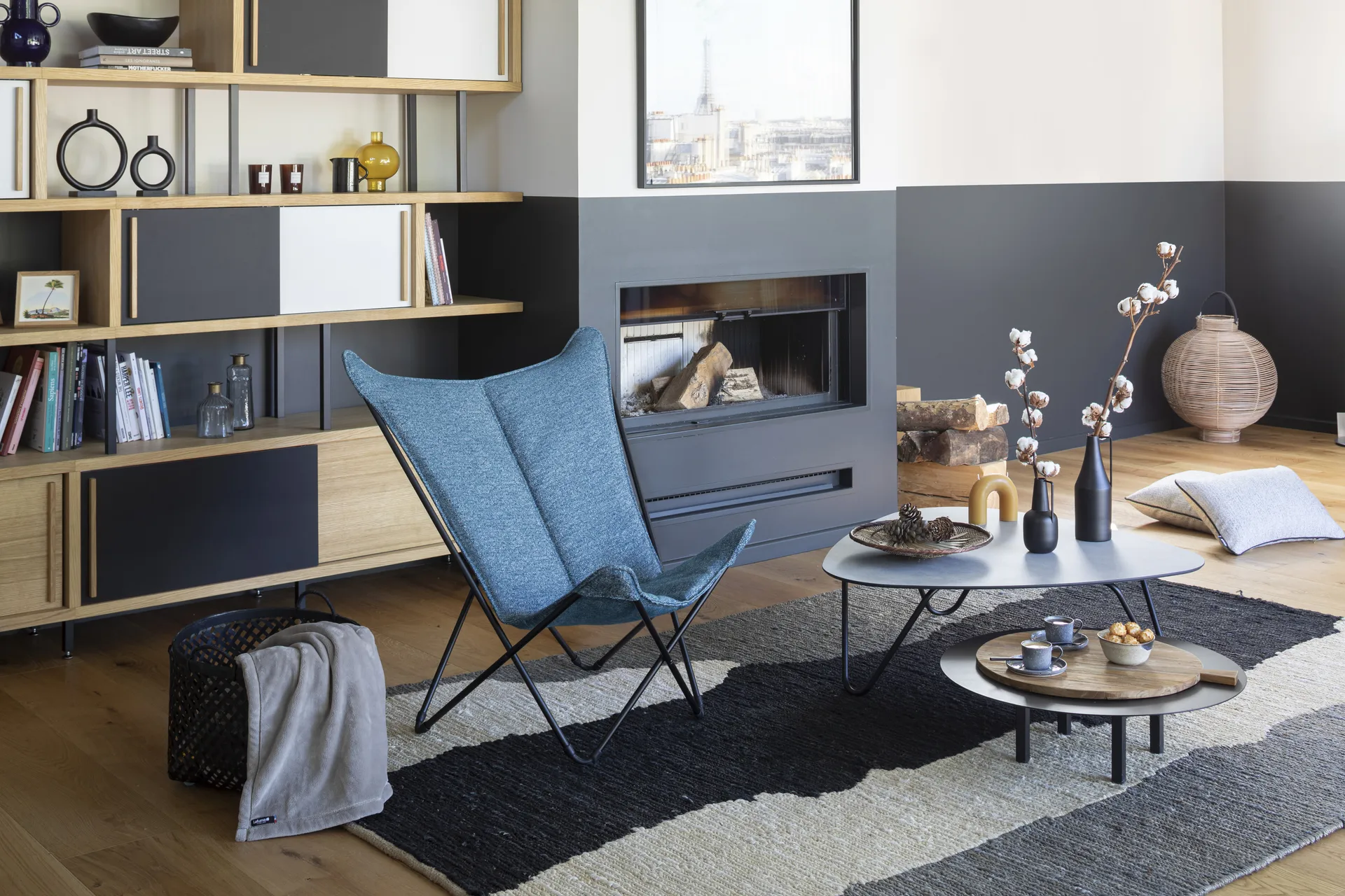 Sphinx zonnestoel, Sunbrella Cobalt Lafuma