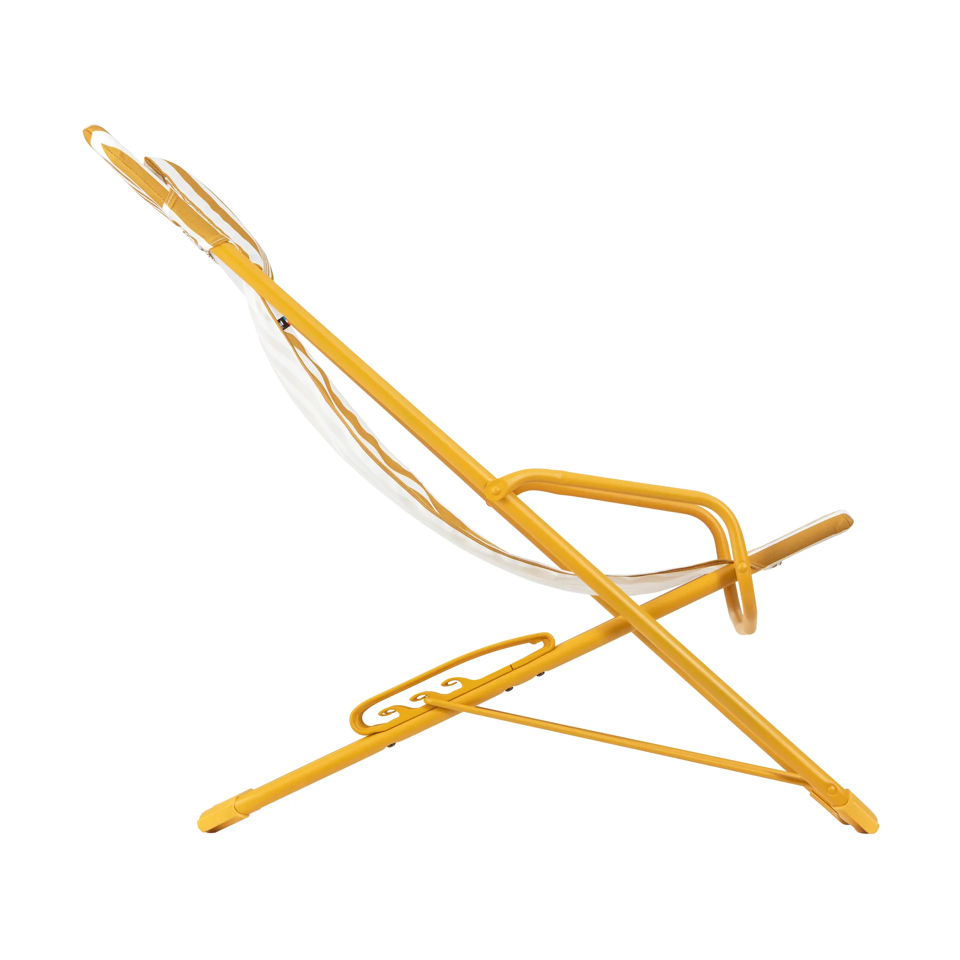 Transaswing Colorblock ligstoel, Rayure Miel (geel) Lafuma