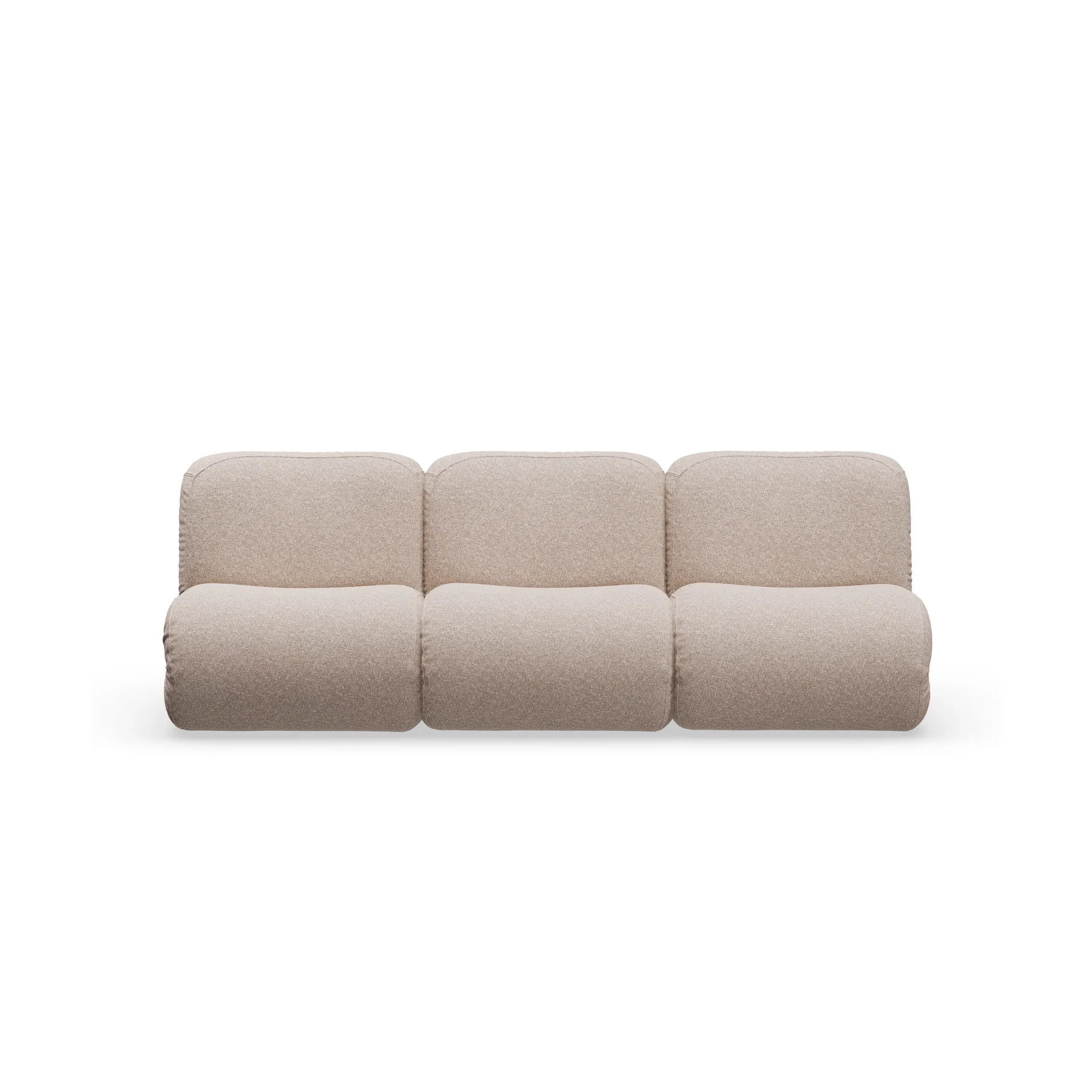 BAU bank 3-zits, Zero beige,  Lammhults