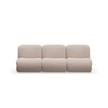 BAU bank 3-zits, Zero beige - Lammhults