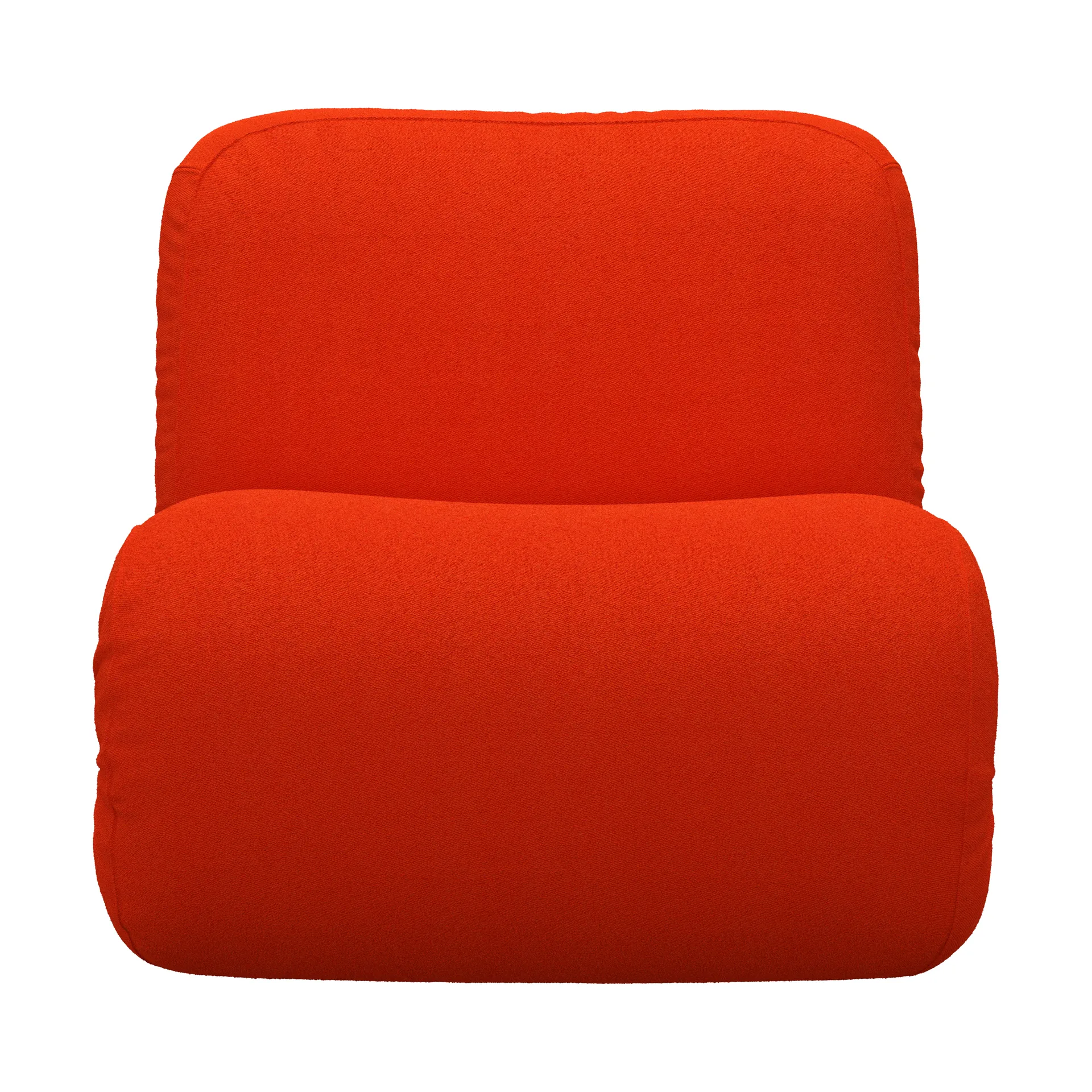 BAU fauteuil, Vidar 0542 rood, recht Lammhults