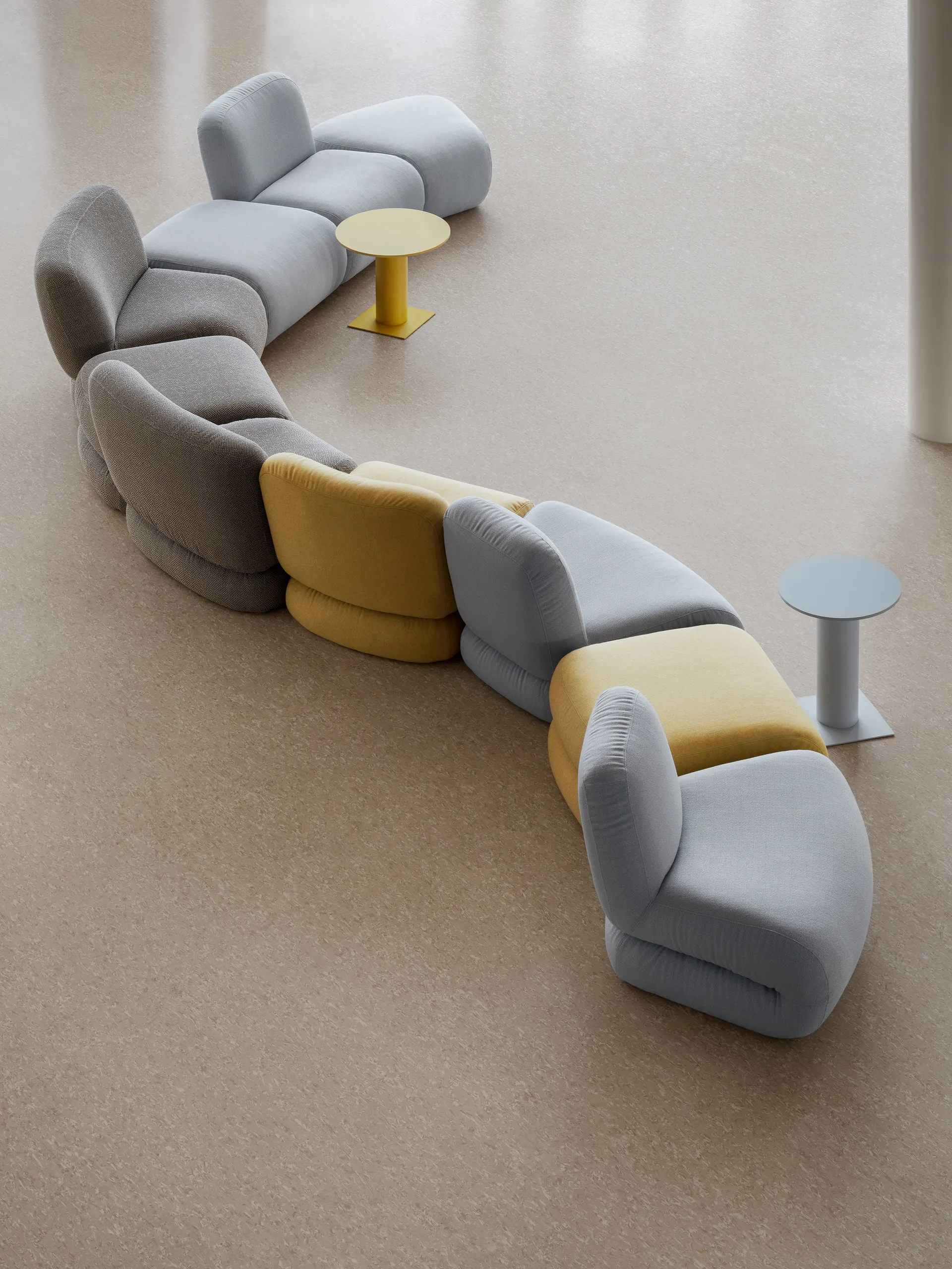 BAU fauteuil, Vidar 0542 rood, recht Lammhults