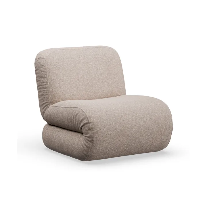 BAU fauteuil - Zero Beige, recht - Lammhults