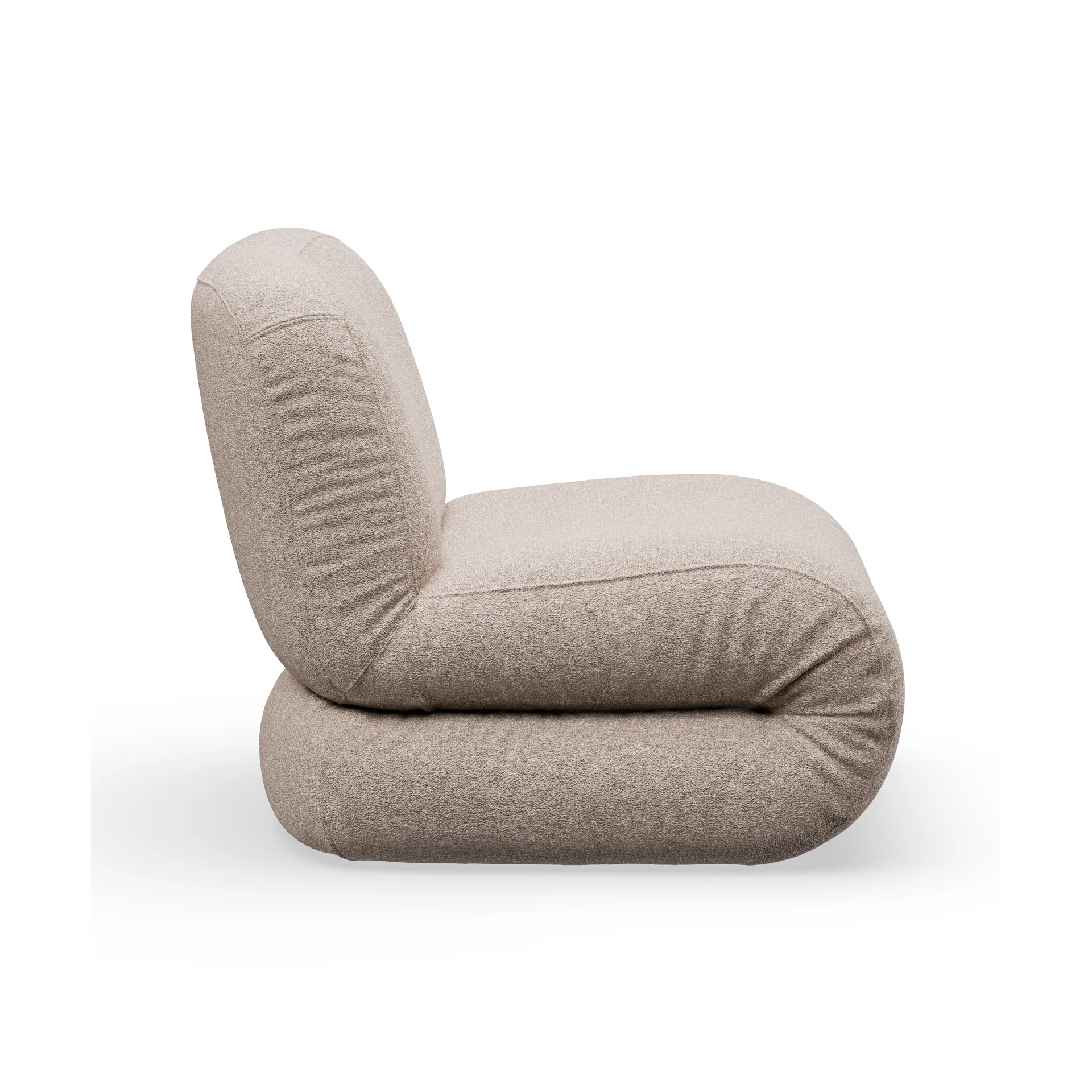 BAU fauteuil, Zero Beige, recht Lammhults