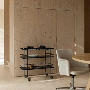 Cargo Support serveerwagen - Zwart - Lammhults