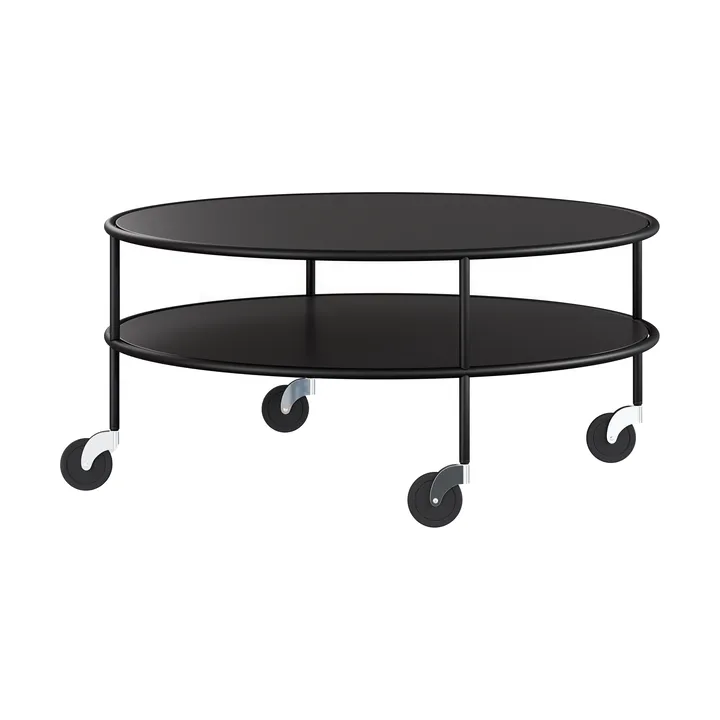 Chicago salontafel - Zwart laminaat, Ø90 cm - Lammhults