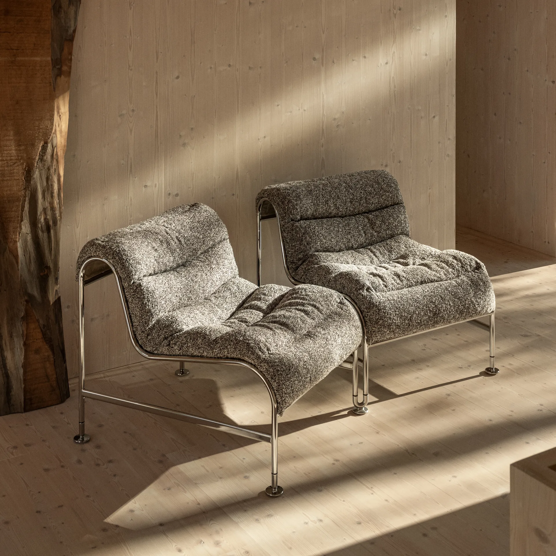 Sunny fauteuil, Zero Zwart - matzwart onderstel met wielen Lammhults