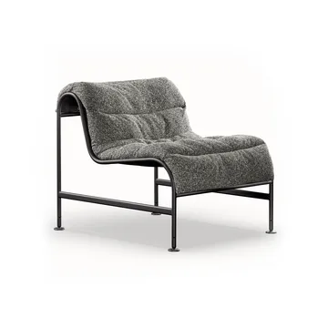 Sunny fauteuil - Zero Zwart - matzwart onderstel - Lammhults