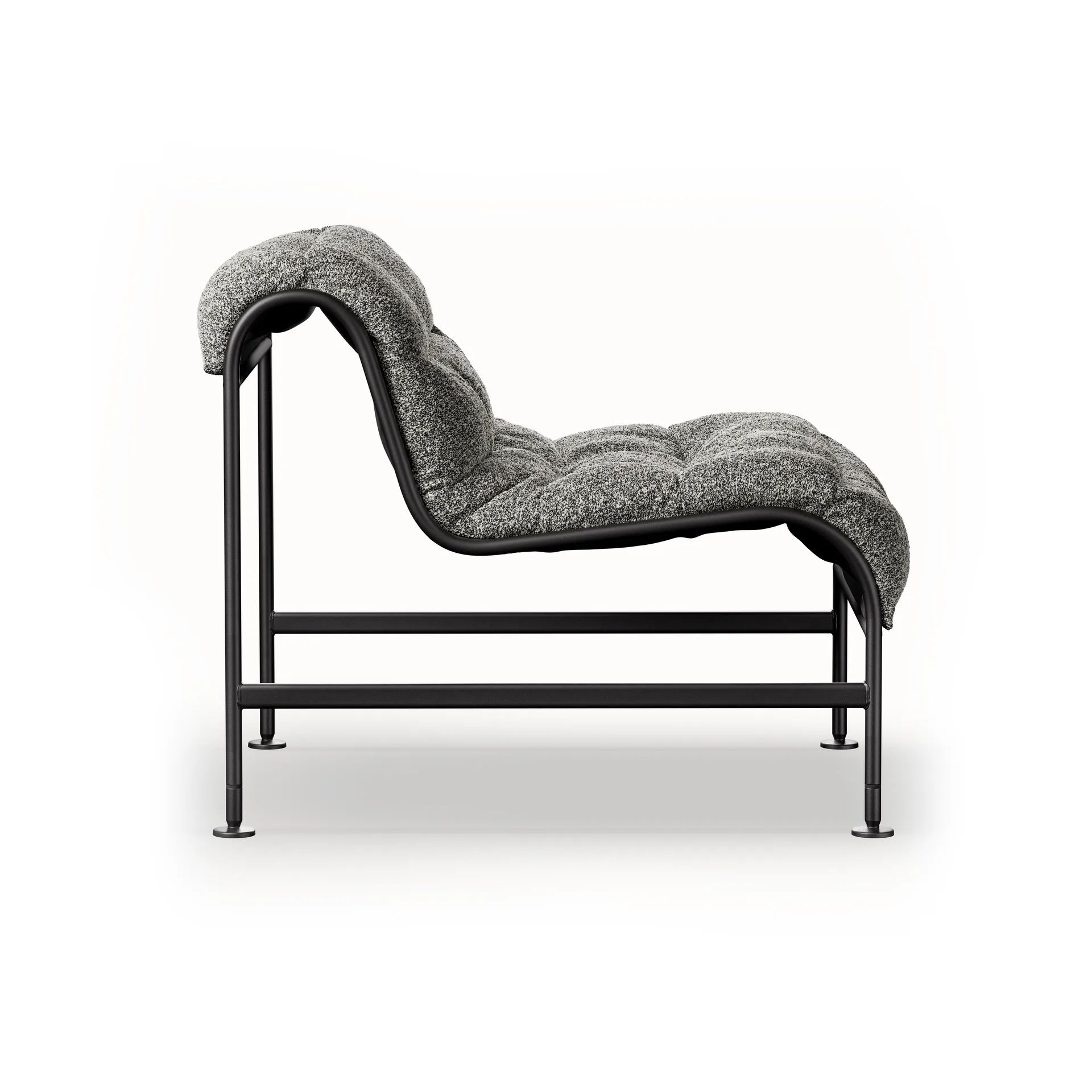 Sunny fauteuil, Zero Zwart - matzwart onderstel Lammhults