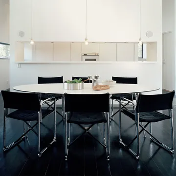 X75-2 stoel met armleuningen - Natuurlijk linnen-chroom - Lammhults