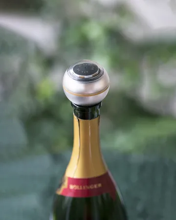 L'Atelier du vin bubbel indicator® - Zilverkleurig - L'Atelier du Vin