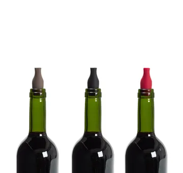 Le Bouchon Universel wijnstopper - Rood-zwart-bruin - L'Atelier du Vin