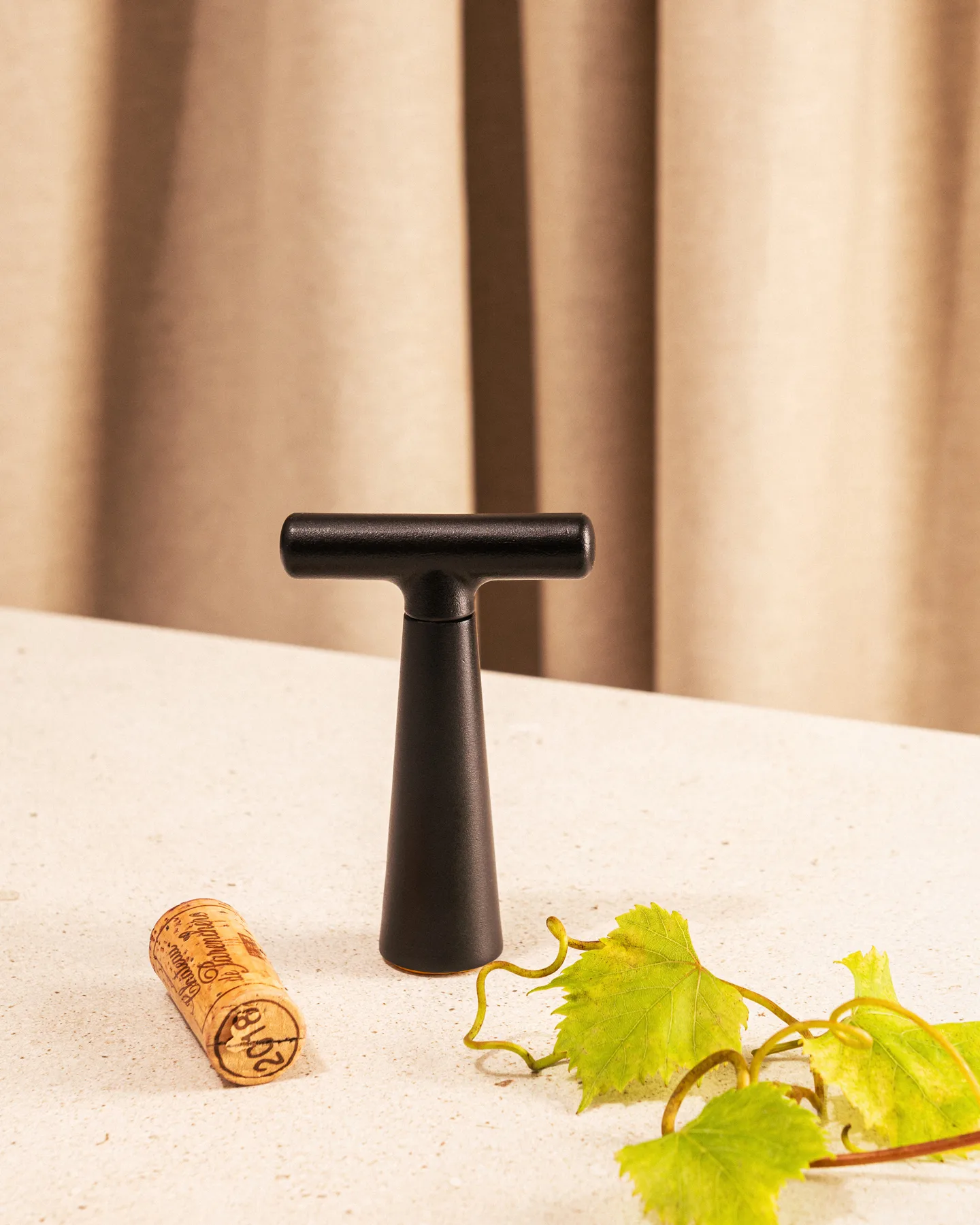 Le Vigneron kurkentrekker, Zwart L'Atelier du Vin