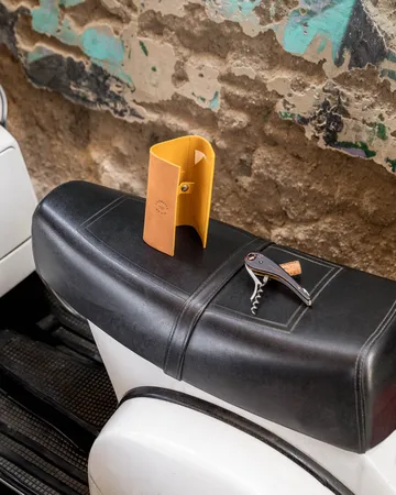 Soft machine nomad kurkentrekker leren etui - 2 delen - L'Atelier du Vin