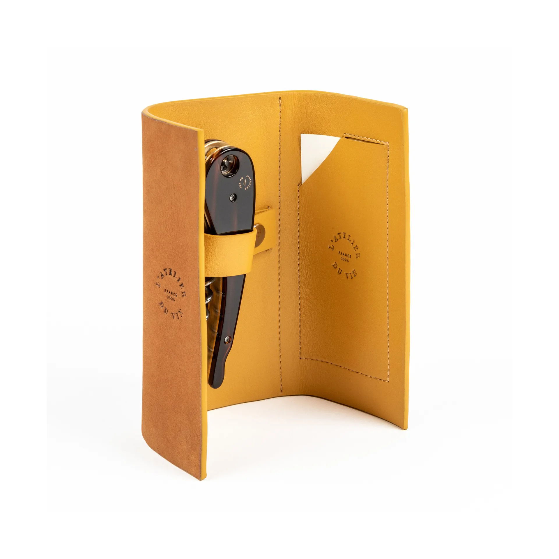Soft machine nomad kurkentrekker leren etui, 2-delig L'Atelier du Vin