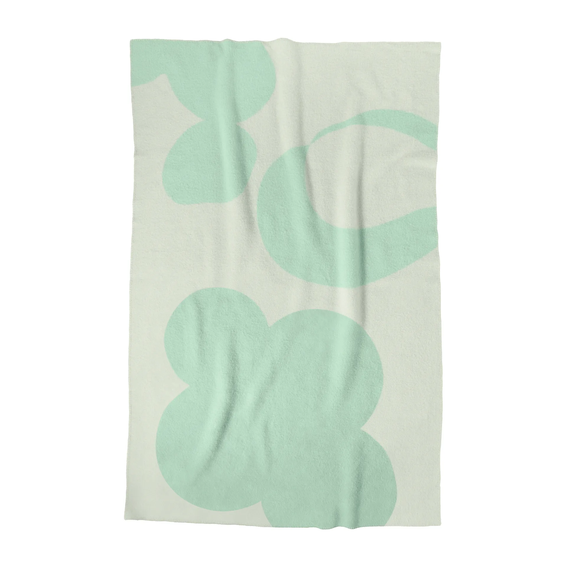 Anemone wollen deken 130x200 cm, Green Layered