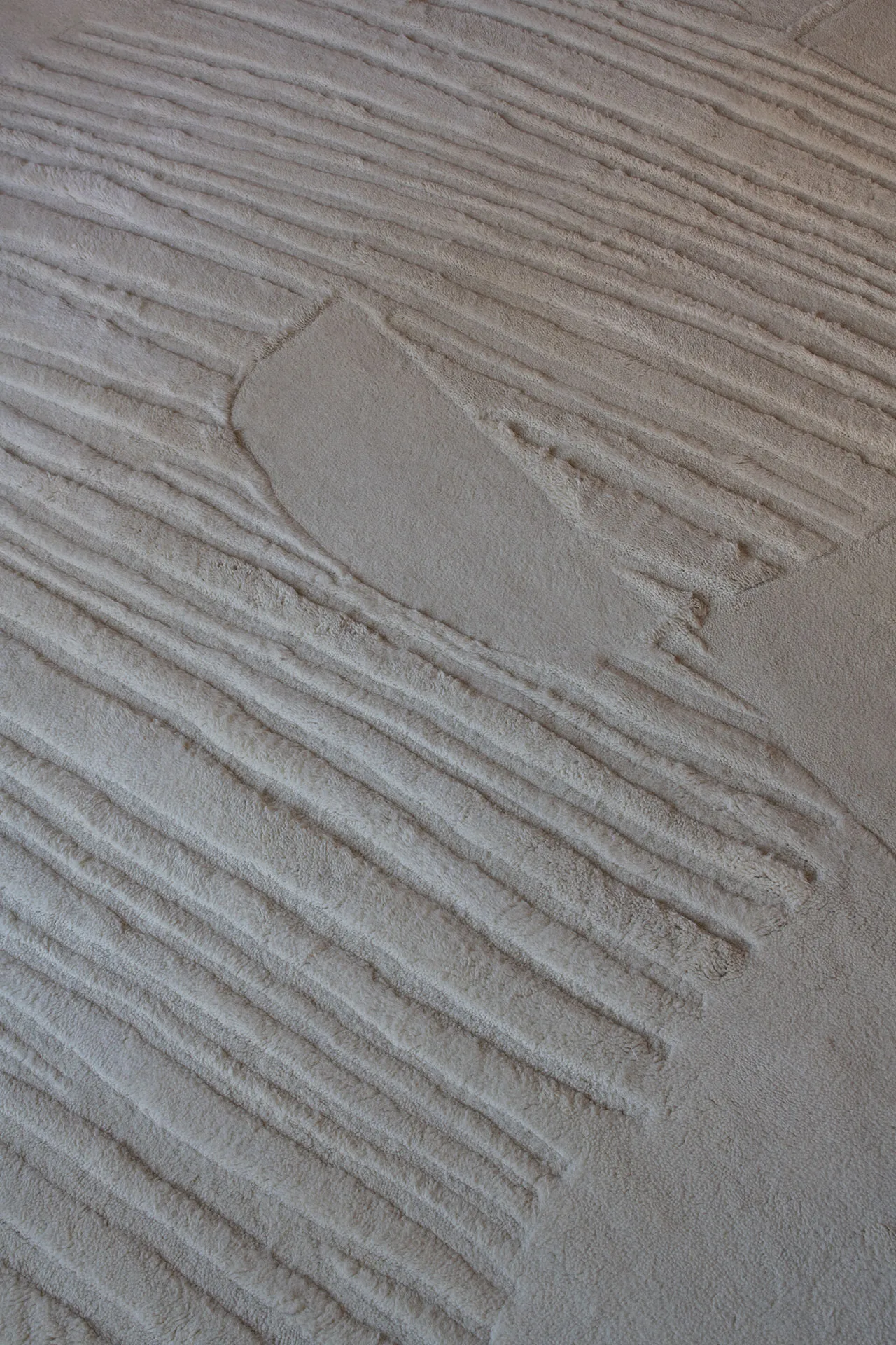 Artisan Guild wollen vloerkleed, Bone white 300x400 cm Layered