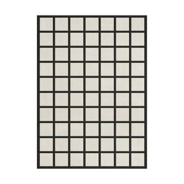 Avenue Checked wollen vloerkleed - Bone White, 200x300 cm - Layered