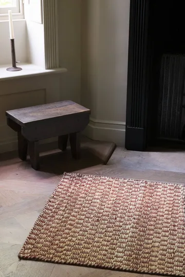 Barley vloerkleed van jute - Burgundy, 75x240 cm - Layered