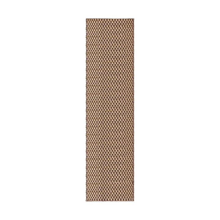 Barley vloerkleed van jute - Chestnut, 75x240 cm - Layered