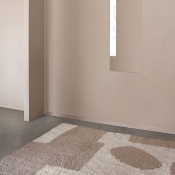 Bird in Space vloerkleed 180x270 cm - Wit-bruin-beige - Layered