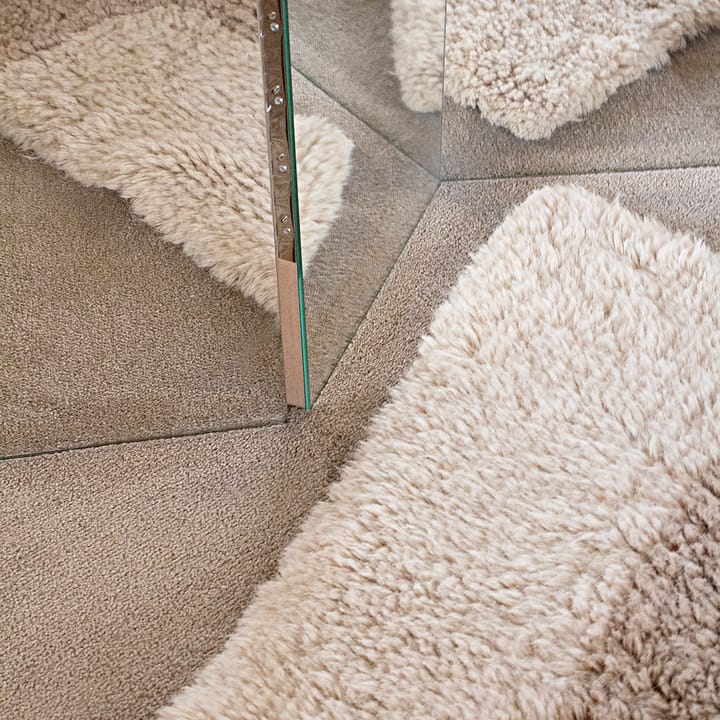 Bird in Space vloerkleed 180x270 cm, Wit-bruin-beige Layered