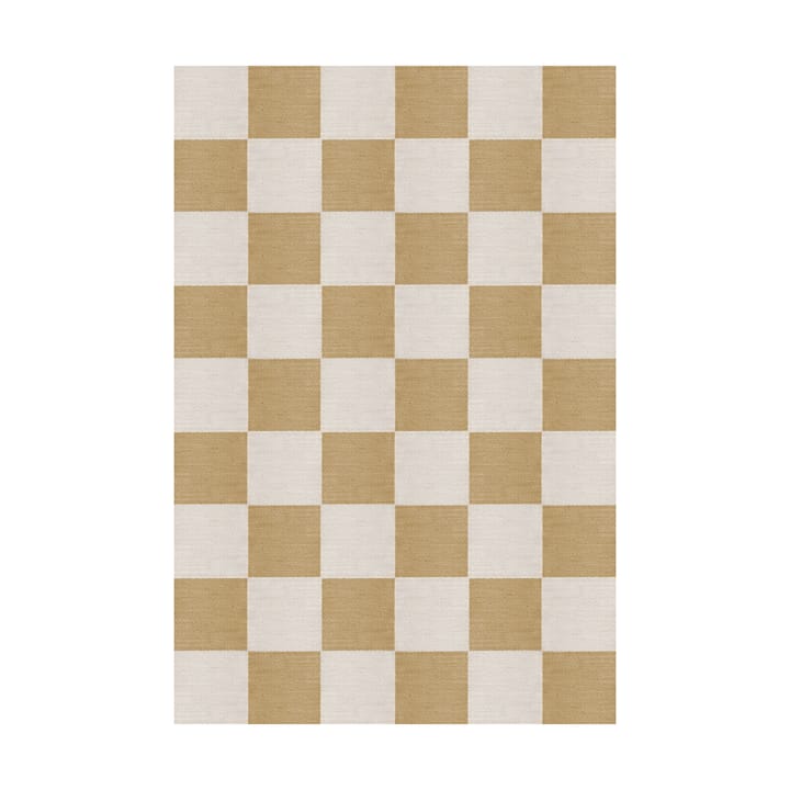 Chess wollen vloerkleed - Harvest yellow, 140x200 cm - Layered