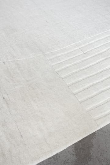 Circular wollen vloerkleed 220x350 cm - Bone white - Layered