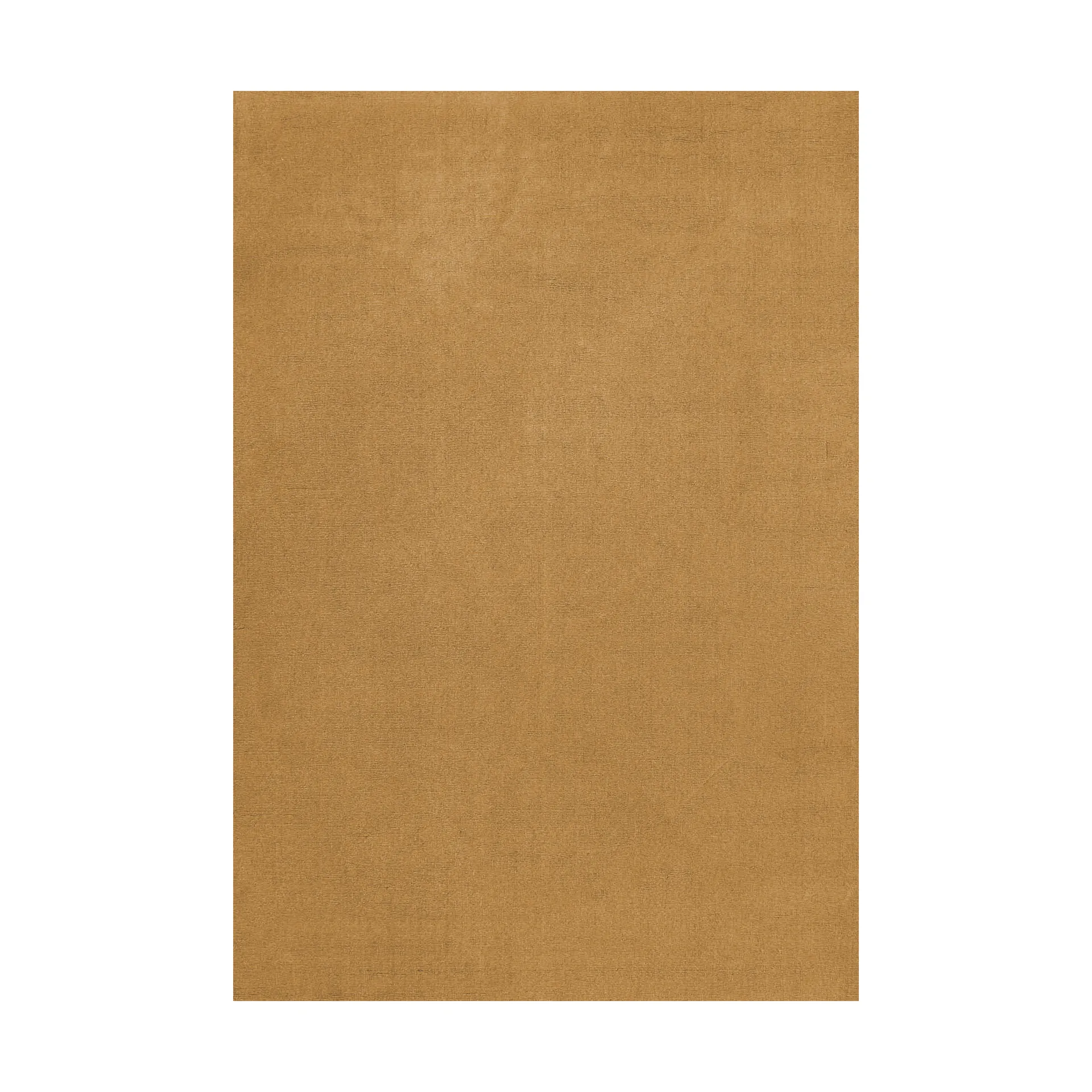 Classic solid wollen vloerkleed 180x270 cm, Ochre, 180x270 cm Layered