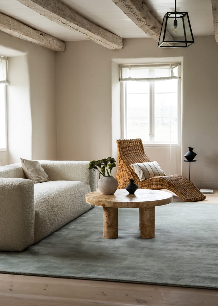 Classic solid wollen vloerkleed 250x350 cm, Sage, 250x350 cm Layered