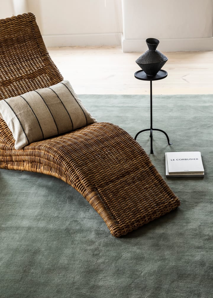 Classic solid wollen vloerkleed 300x400 cm, Sage, 300x400 cm Layered