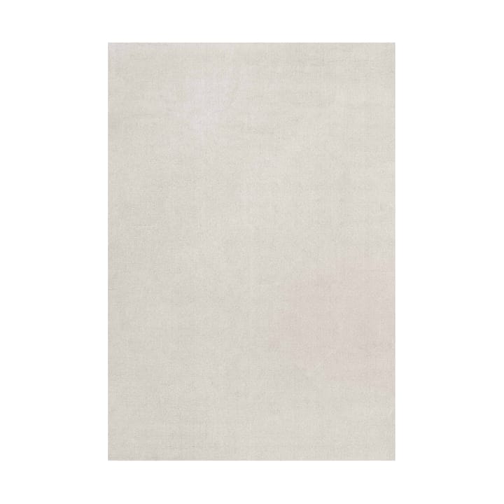 Classic solide wollen vloerkleed 200x300 cm - Bone white - Layered