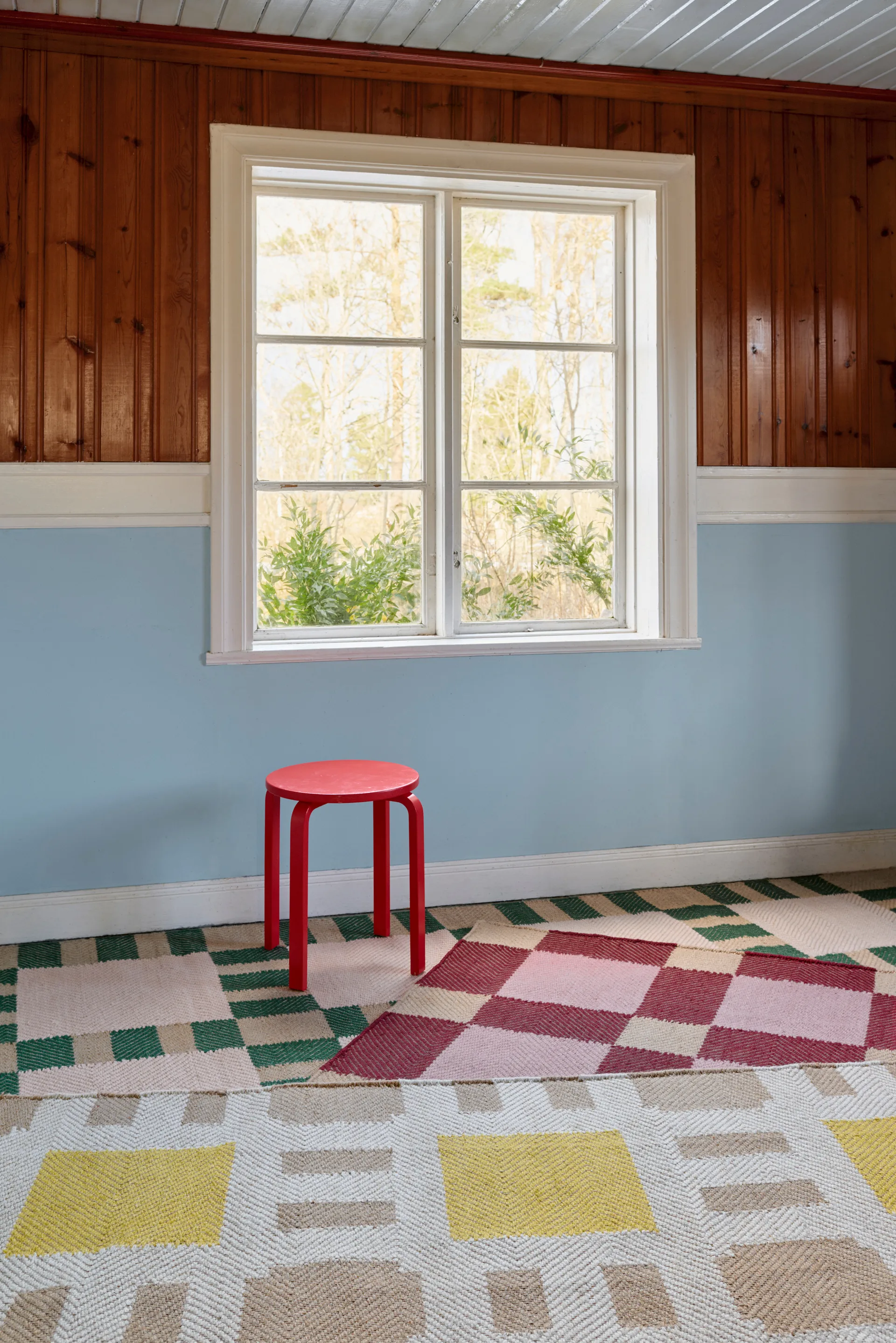 Evelina Kroon jute vloerkleed 140x200 cm, Korean chives Layered