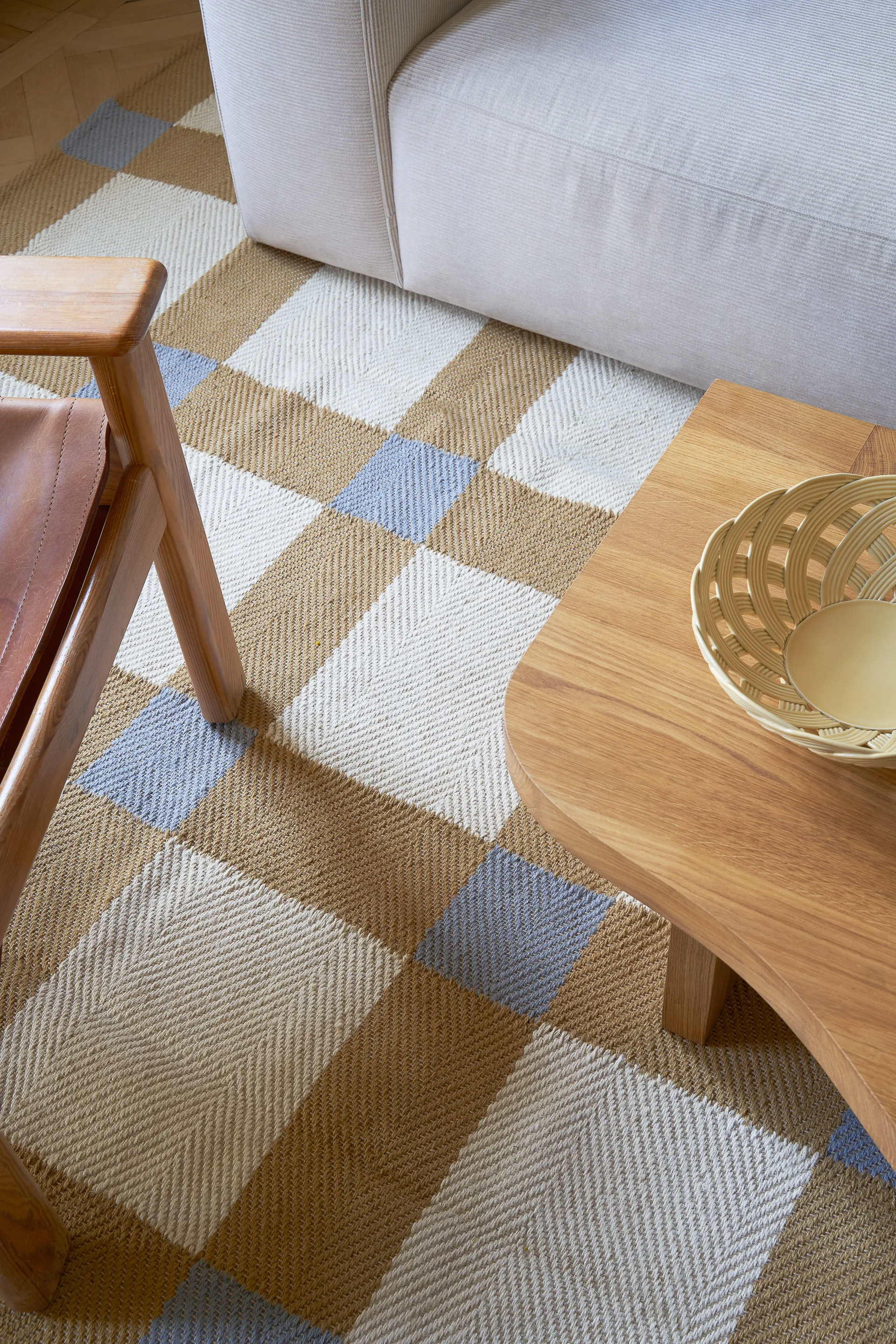 Evelina Kroon jute vloerkleed 180x270 cm, Dusk Layered