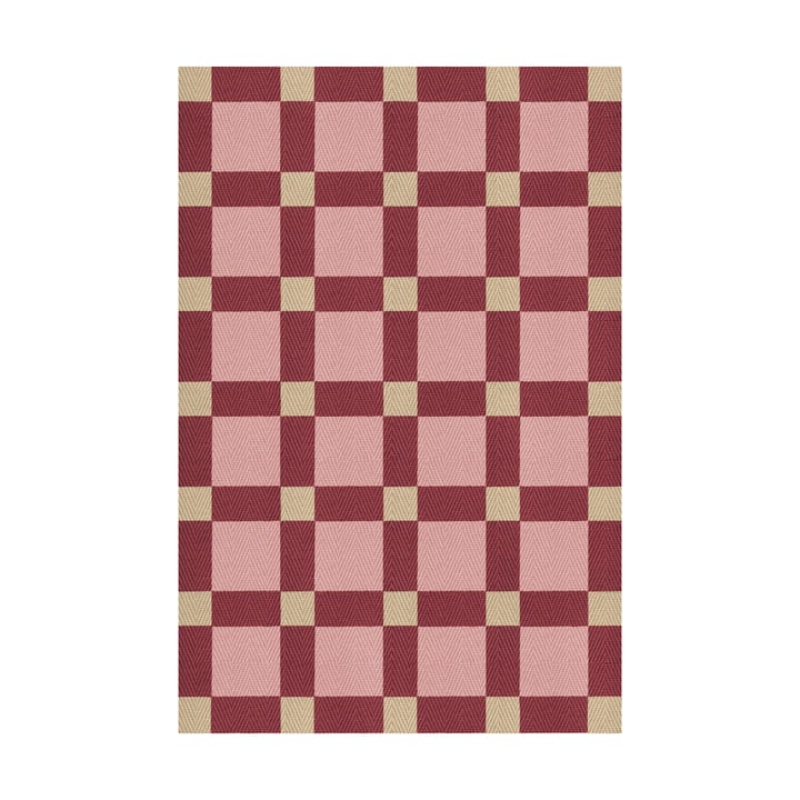 Evelina Kroon jute vloerkleed 180x270 cm - Plum punsch - Layered