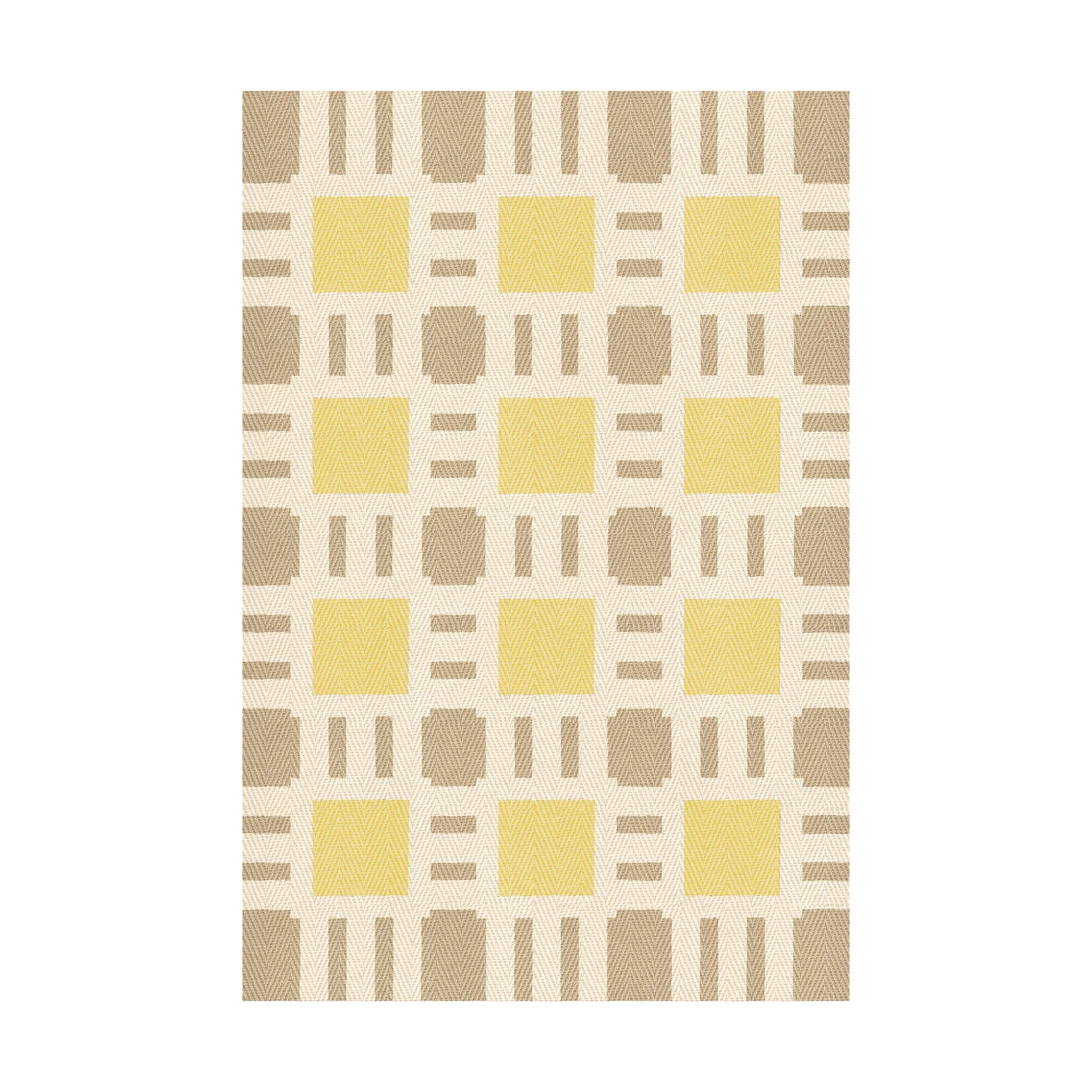 Evelina Kroon jute vloerkleed 250x350 cm, Sunny side up Layered