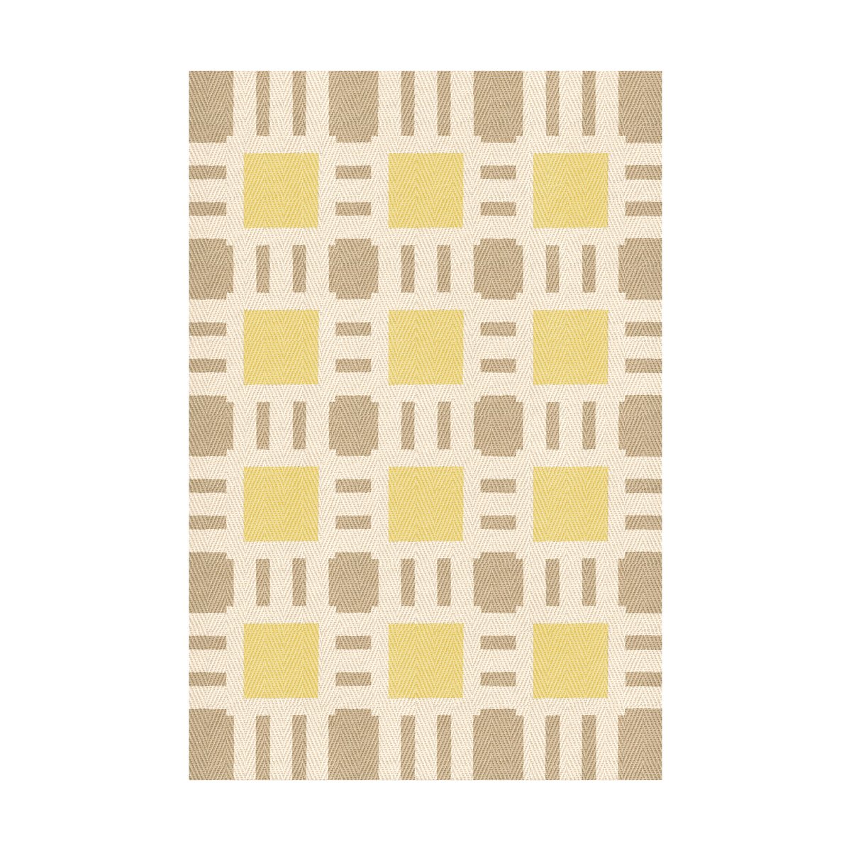 Layered Evelina Kroon jute vloerkleed 250x350 cm Sunny side up