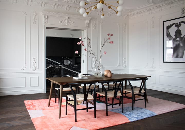 Flower Field wollen vloerkleed 160x230 cm, Pink Layered
