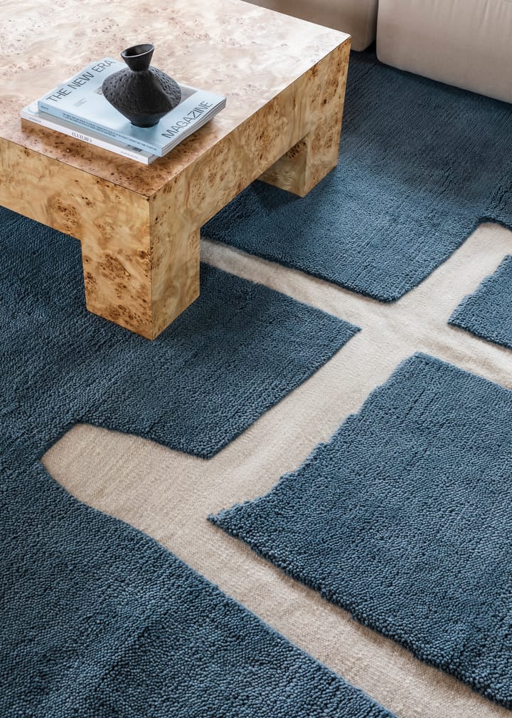 Gotland Klint wollen vloerkleed, Cornflower blue 300x400 cm Layered