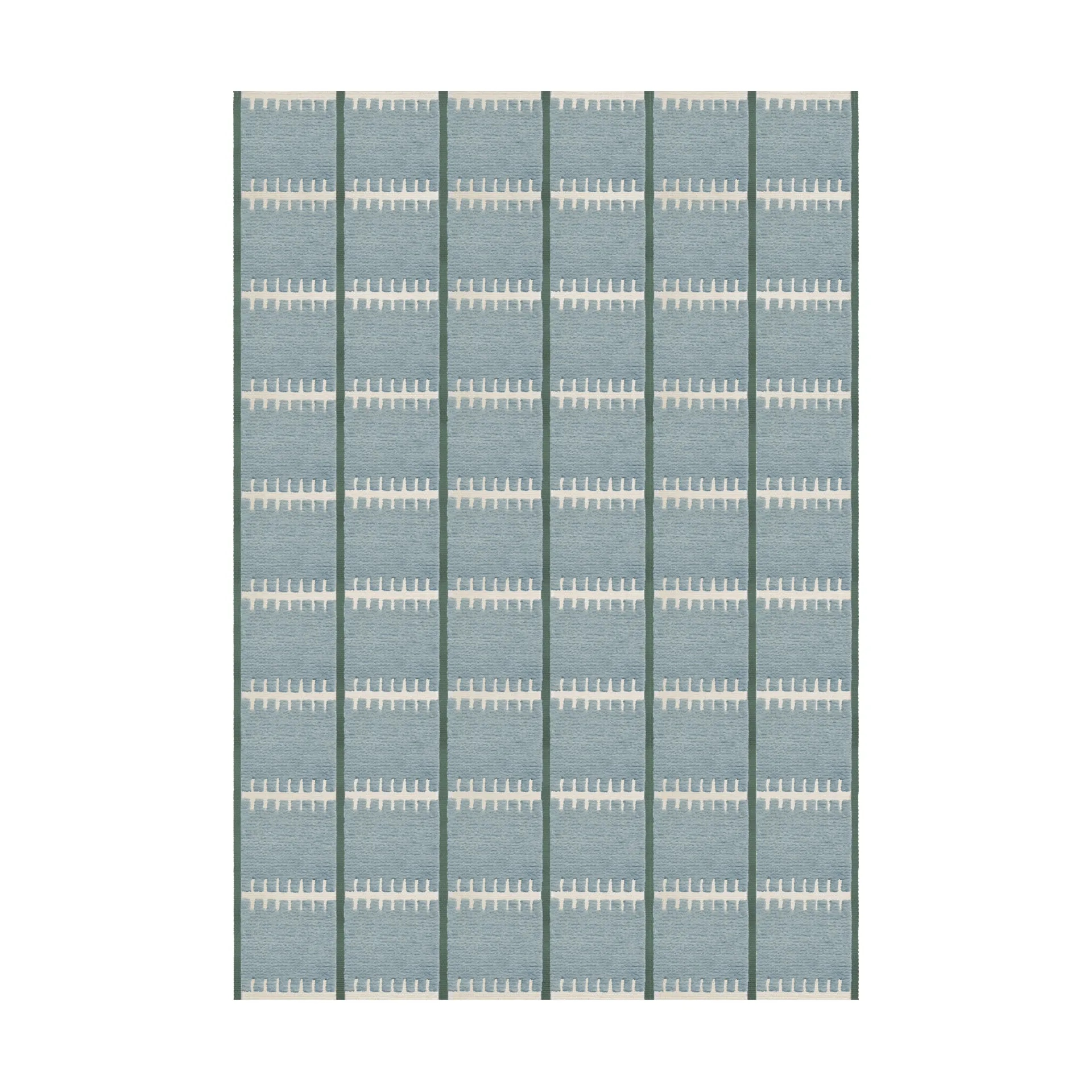 Lilly wollen vloerkleed, Blue, 180x270 cm Layered