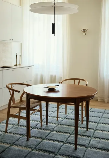 Lilly wollen vloerkleed - Blue, 180x270 cm - Layered