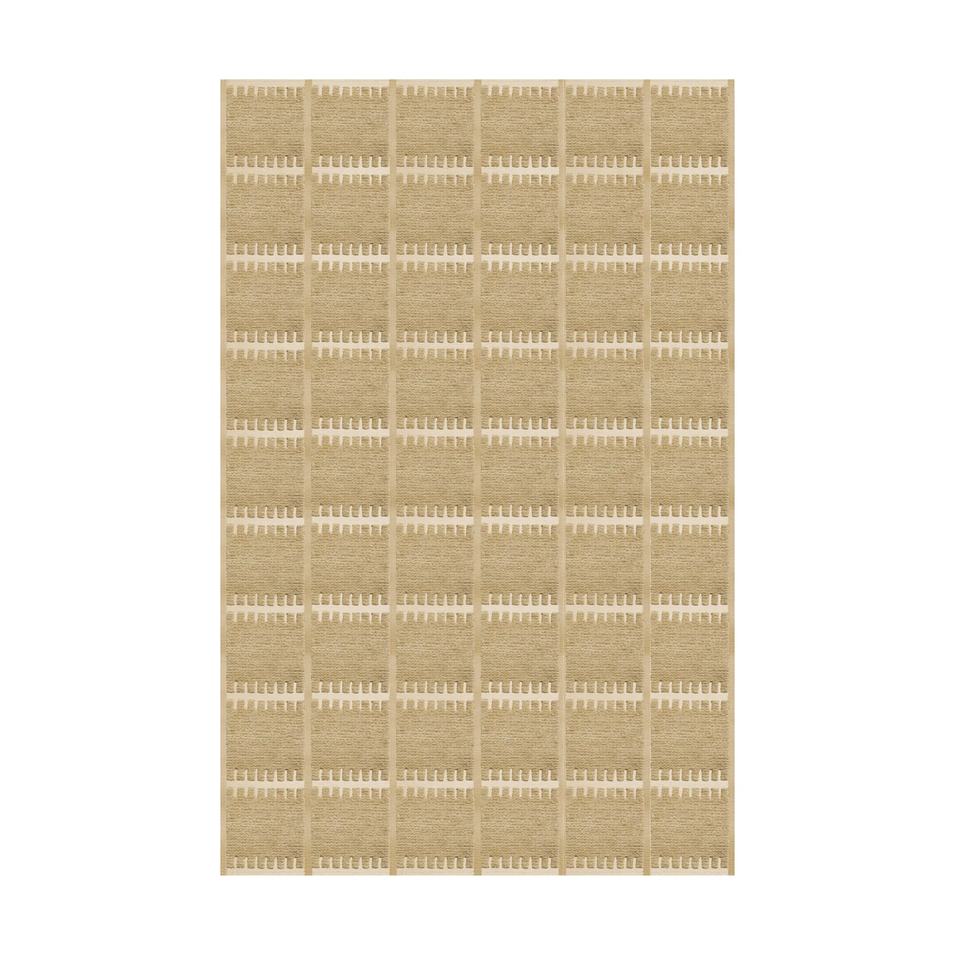 Lilly wollen vloerkleed, Mustard, 250x350 cm Layered