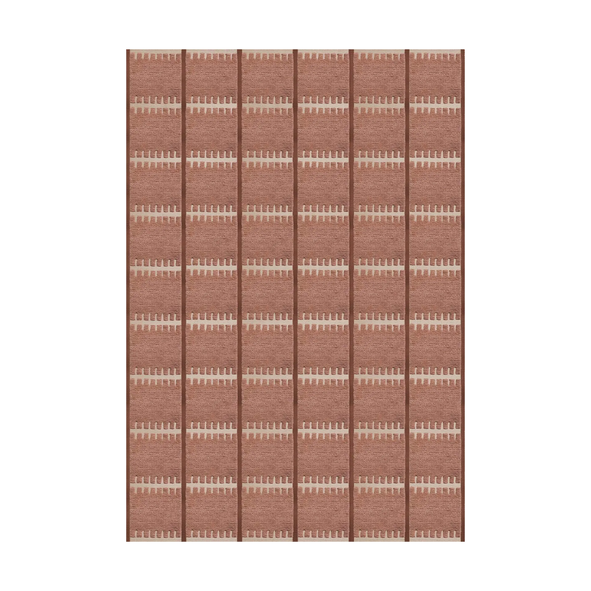 Lilly wollen vloerkleed, Rust, 250x350 cm Layered