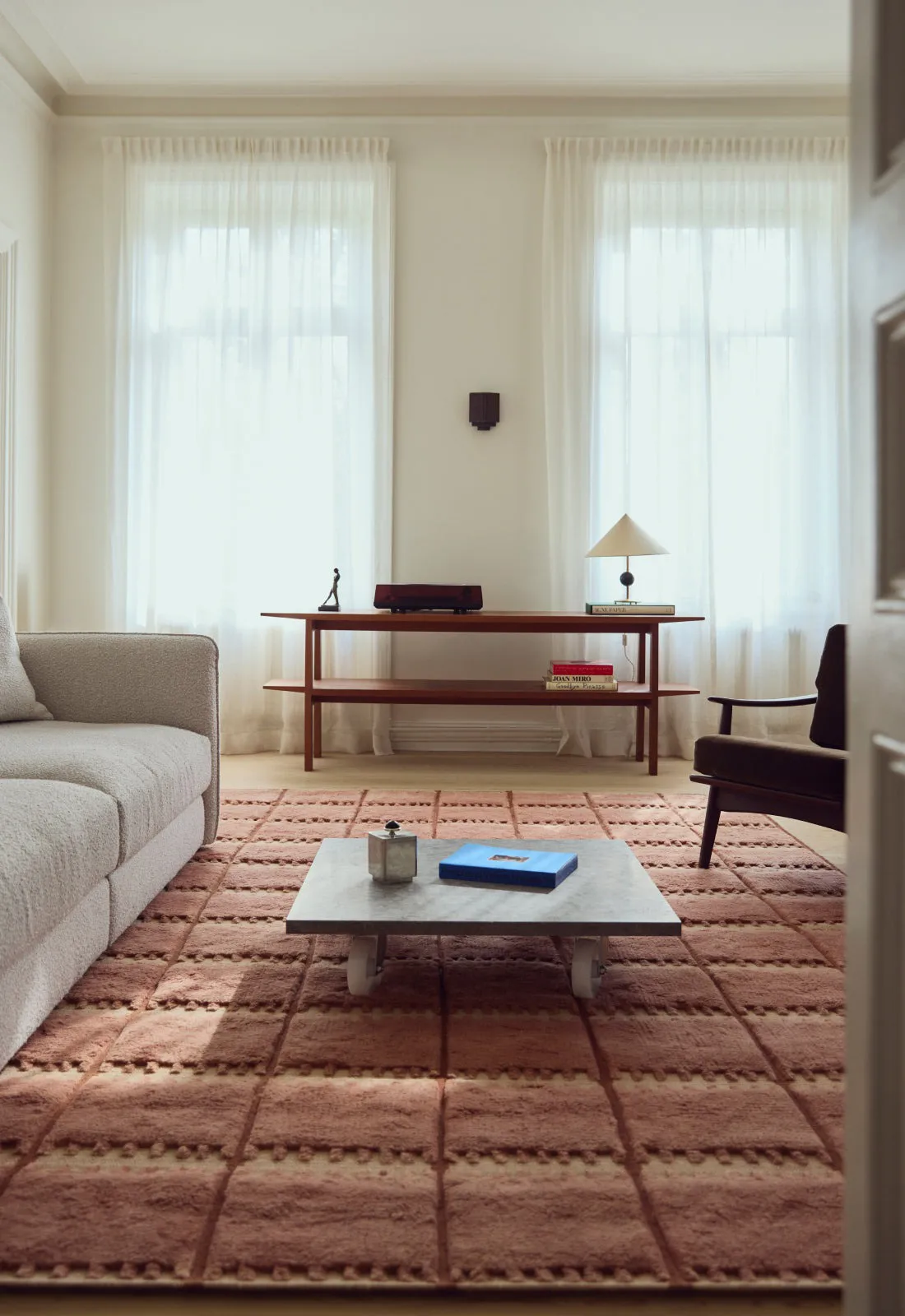 Lilly wollen vloerkleed, Rust, 250x350 cm Layered