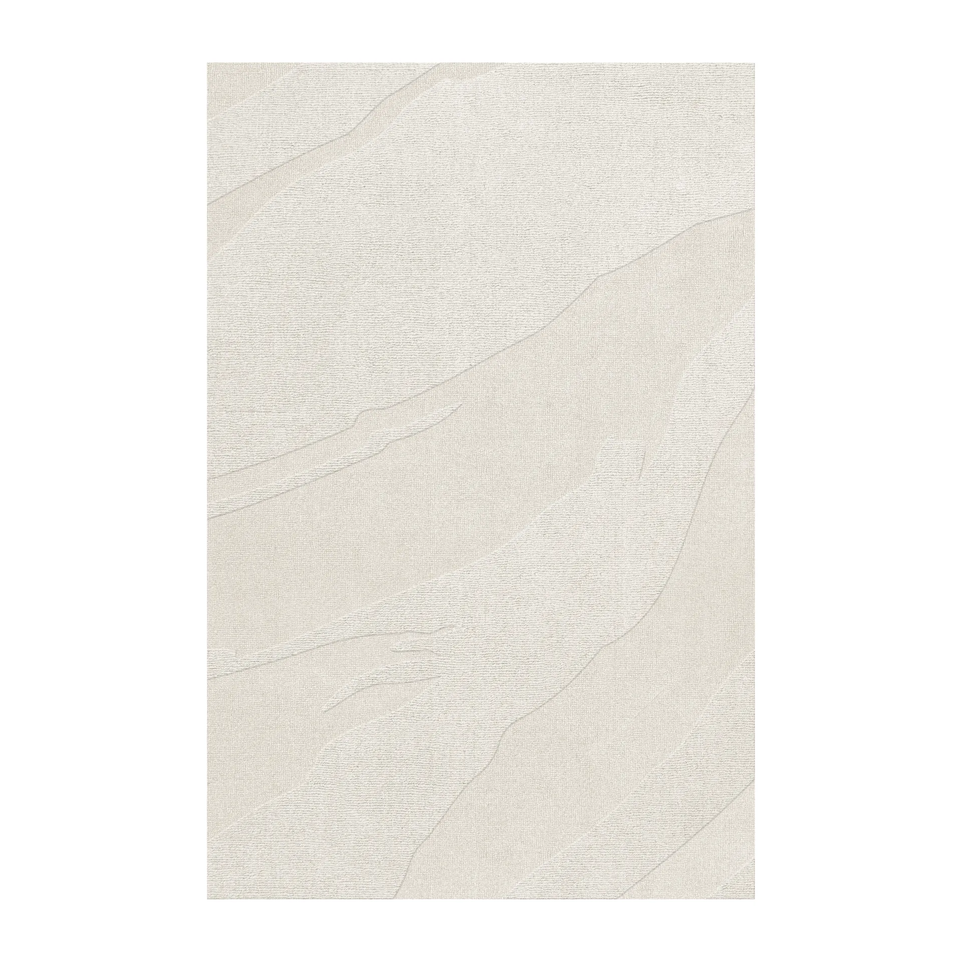 Nami wollen vloerkleed, Bone White 300x400 cm Layered